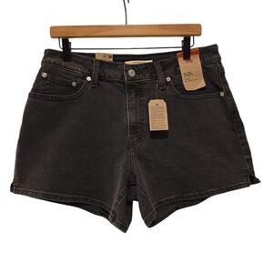 Levi's, NWT, A-Line Shorts, A Mid Rise, Stretchy, Faded Black, Women's Sz 31, L-